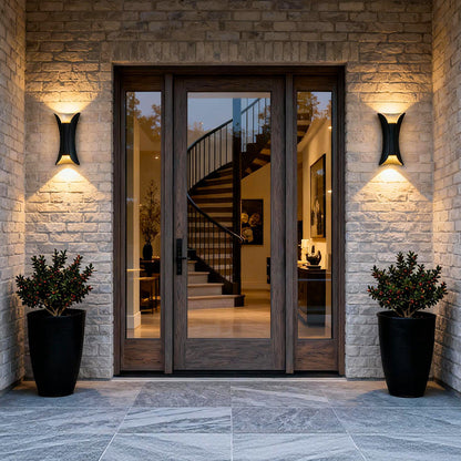 [Open-Box]Up Down Lighting Wall Lights Modern Curved LED Waterproof Light