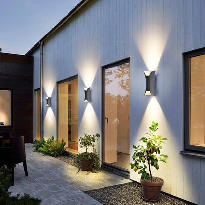 [Open-Box]Up Down Lighting Wall Lights Modern Curved LED Waterproof Light