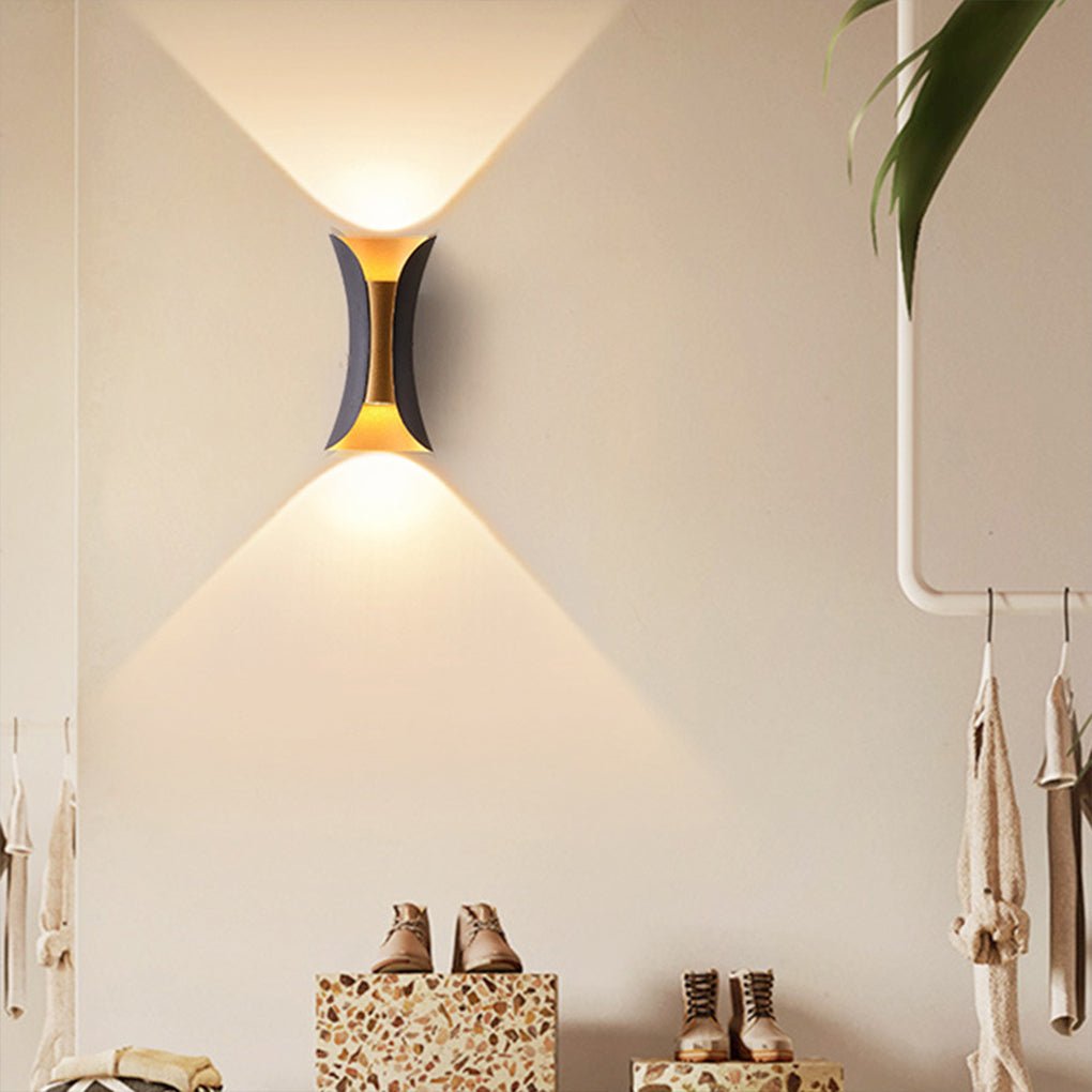 [Open-Box]Up Down Lighting Wall Lights Modern Curved LED Waterproof Light