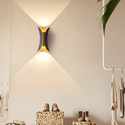 [Open-Box]Up Down Lighting Wall Lights Modern Curved LED Waterproof Light