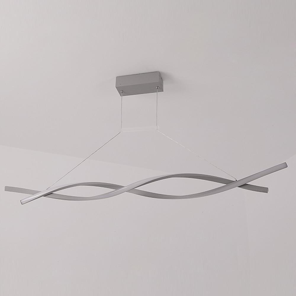 [Open-Box]]Interwoven Waves LED Modern Pendant Lighting Hanging Lamp Island Lights