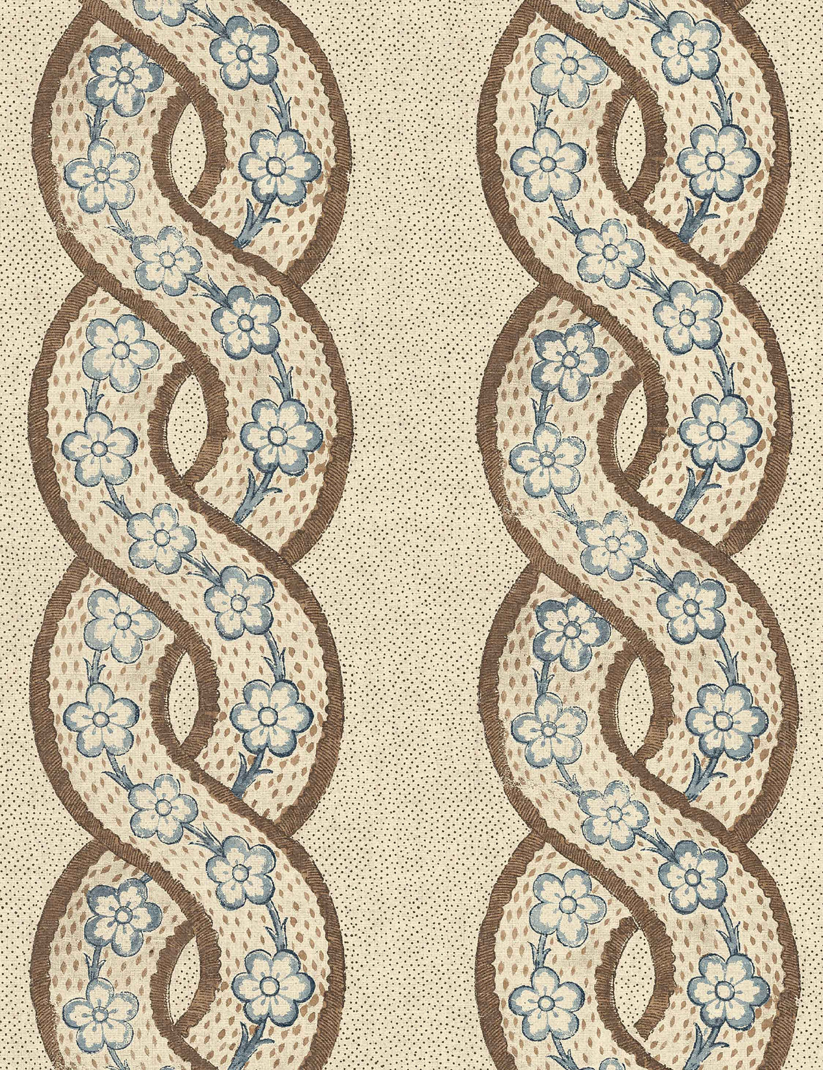 Whitby Tea Stained Linen Fabric by Nathan Turner