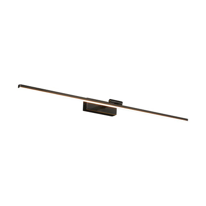 [Open-Box] Modern Copper Adjustable LED Bathroom Vanity Light with Rotatable Rod and Linear Acrylic Shade