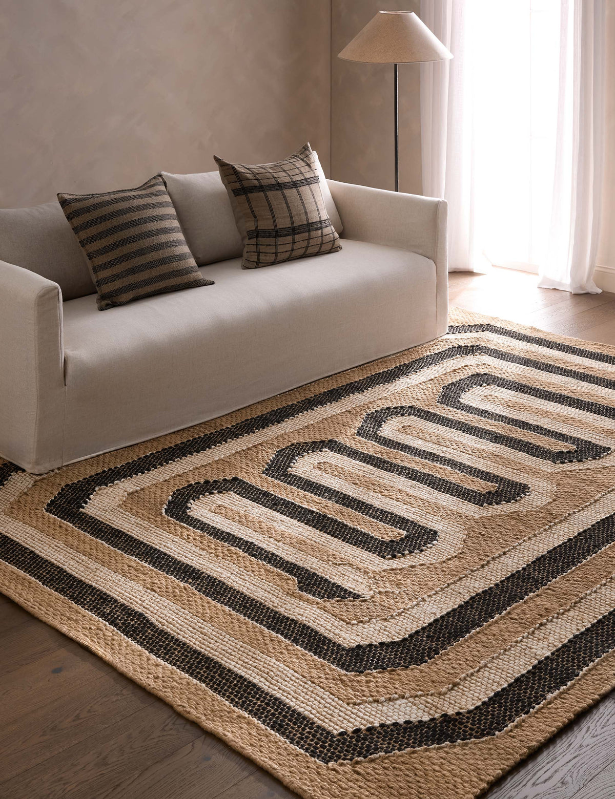 Bushra Handwoven Jute Rug