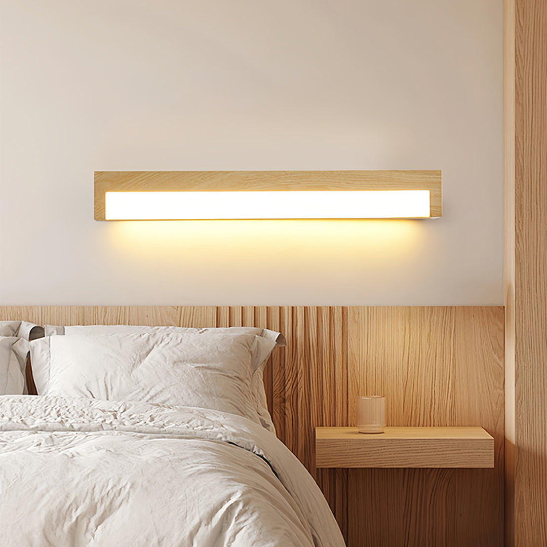 Wall Mounted LED Lights Vintage Wood Grain Wall Lamp
