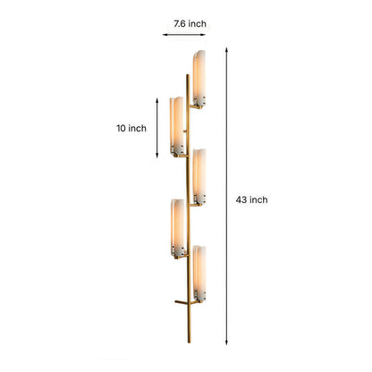 Wall Lights with Glass Shades Luxury Modern Art Deco Sconce