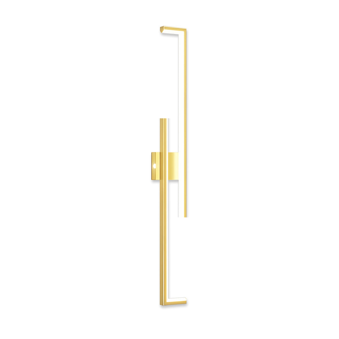 Wall Art LED Lights Minimalist Long Bar Iron Lamp