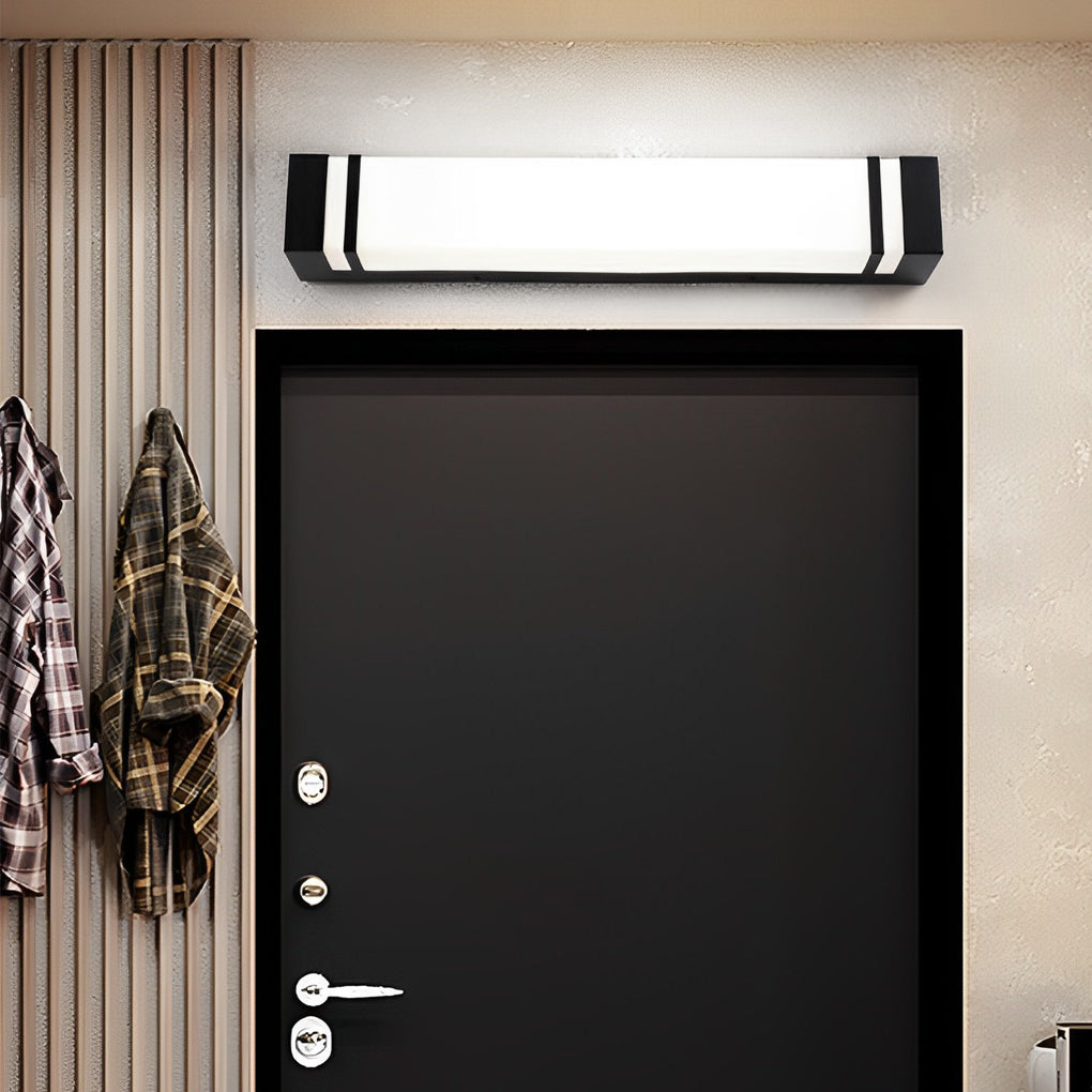 [Open-Box]Rectangle Modern Waterproof LED Black Outdoor Wall Lighting