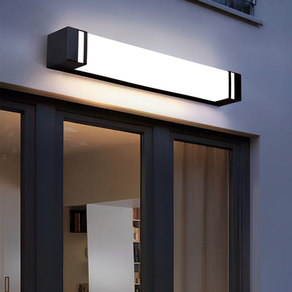 [Open-Box]Rectangle Modern Waterproof LED Black Outdoor Wall Lighting