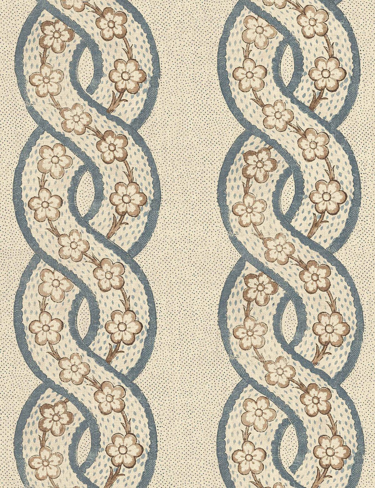 Whitby Tea Stained Linen Fabric by Nathan Turner