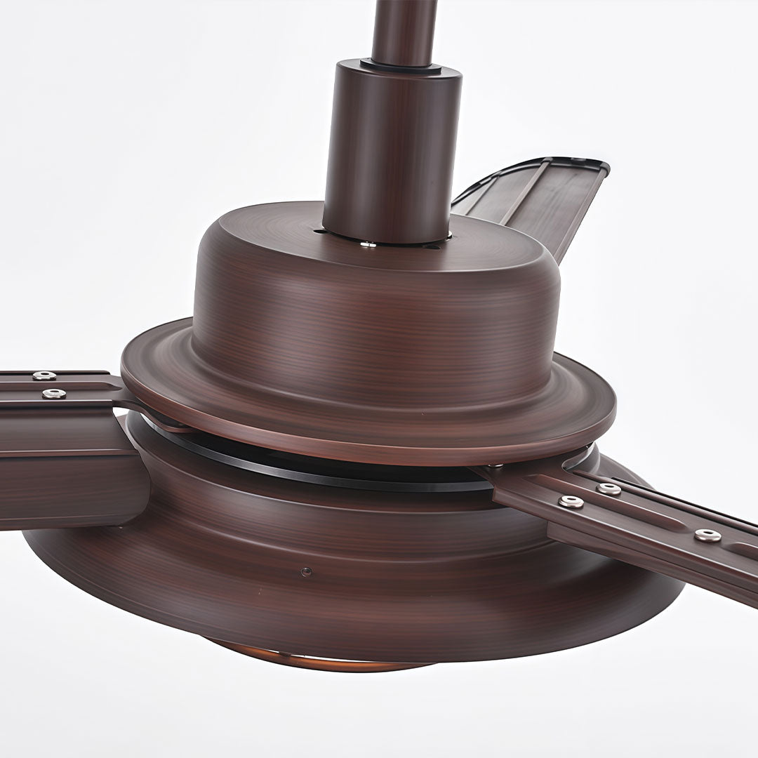 Vintage Ceiling Fans with Lights Waterproof Aluminum Blade Light