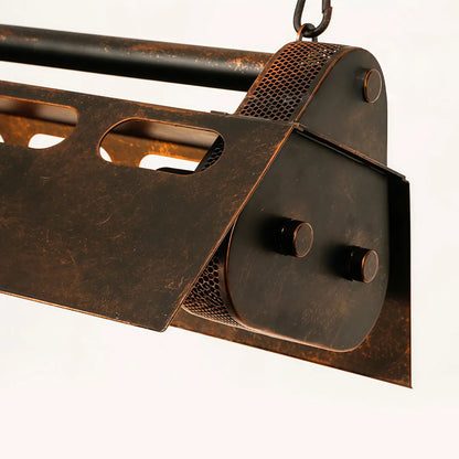 Vintage Farmhouse Chandelier Industrial T300 Tube Ceiling Light