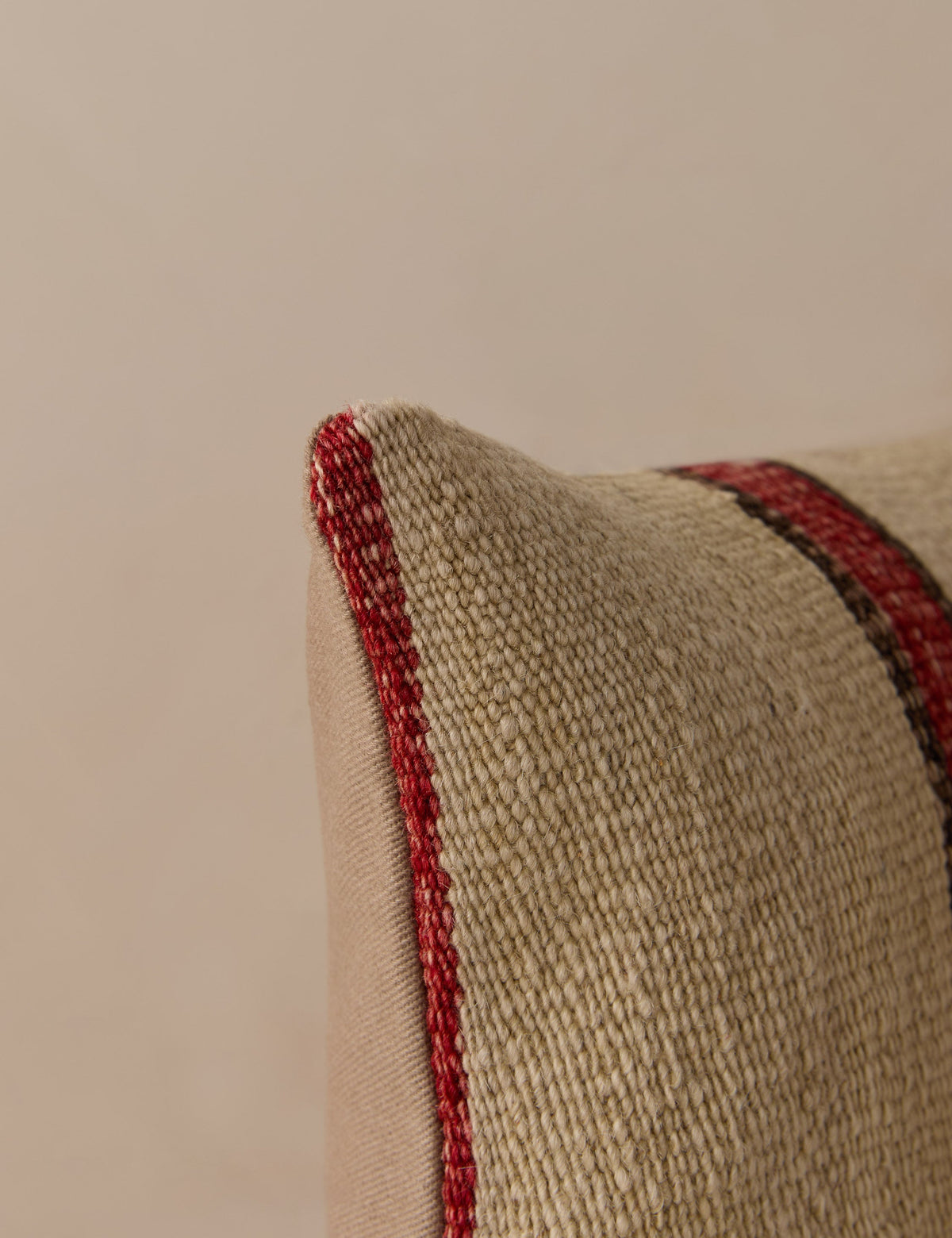 Vintage Lumbar Pillow No. 341, 12" x 20"