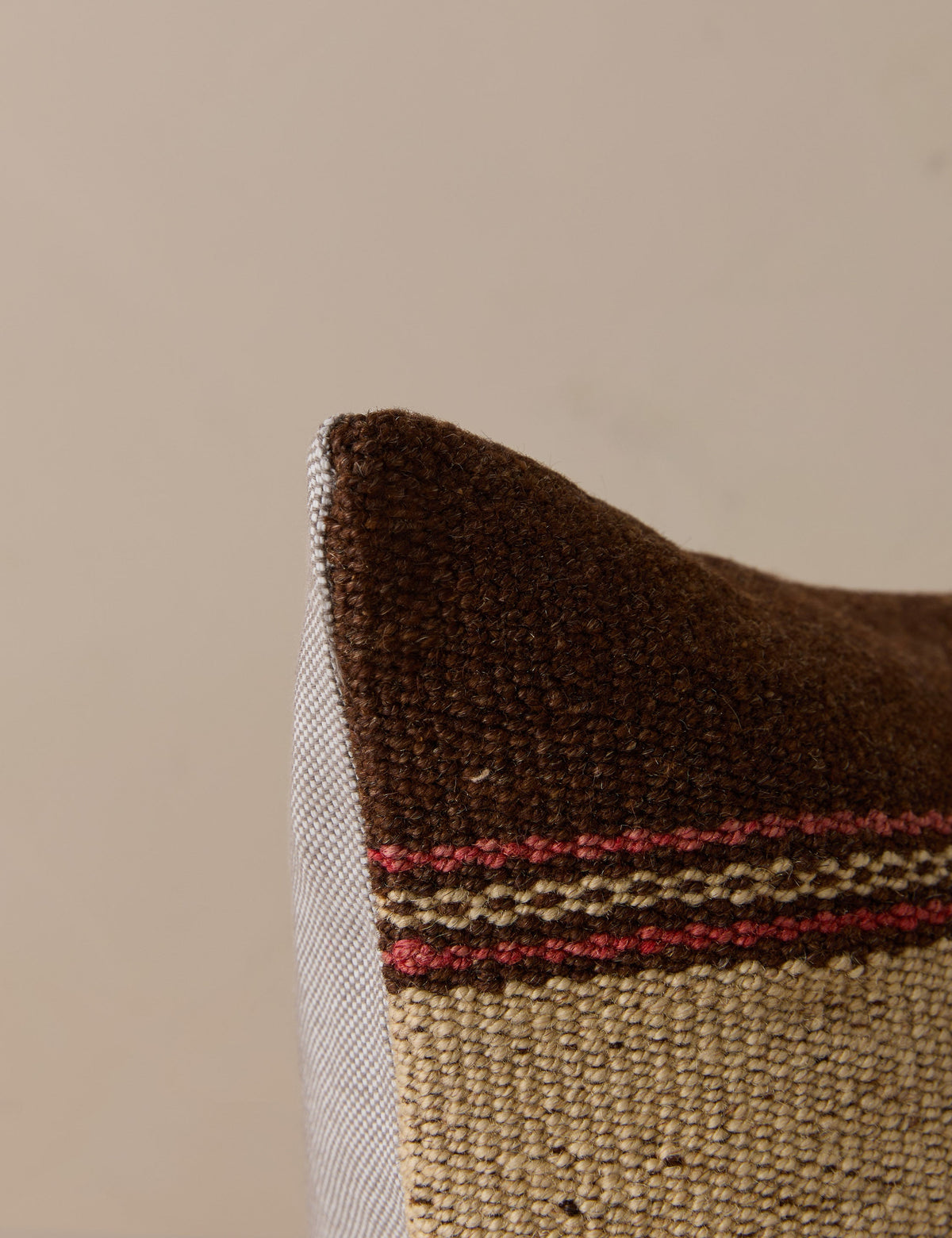 Vintage Lumbar Pillow No. 345, 12" x 20"