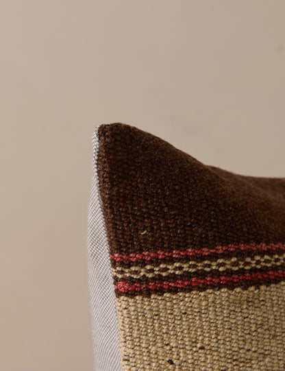 Vintage Lumbar Pillow No. 345, 12" x 20"