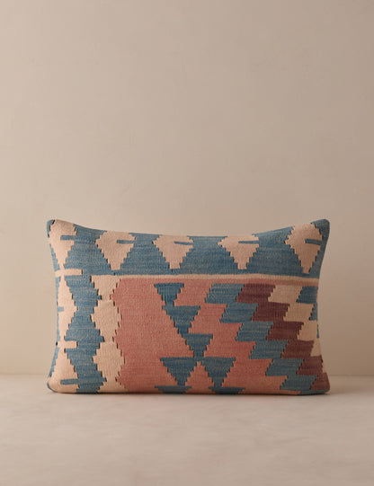 Vintage Lumbar Pillow No. 355, 16" x 24"