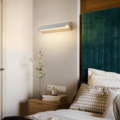 Wall Adjustable Light White Rectangular LED Metal Light
