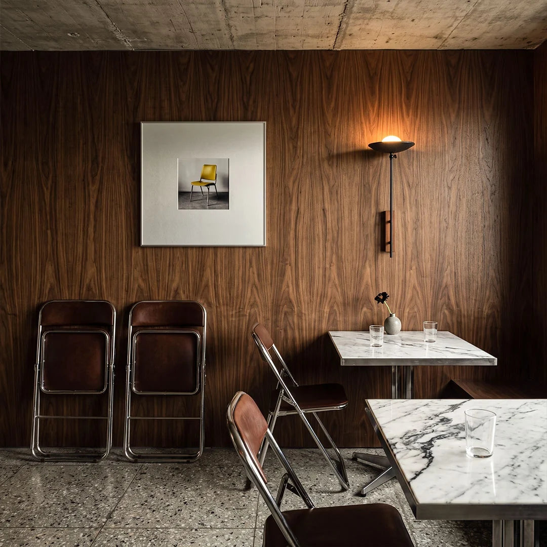 Wall Adjustable Light Modern Minimalist Marble and Glass Light