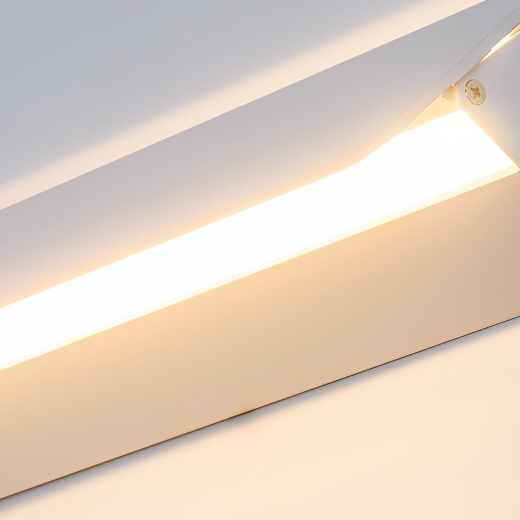 Wall Adjustable Light White Rectangular LED Metal Light
