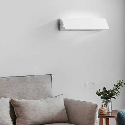 Wall Adjustable Light White Rectangular LED Metal Light