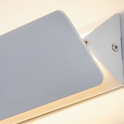 Wall Adjustable Light White Rectangular LED Metal Light