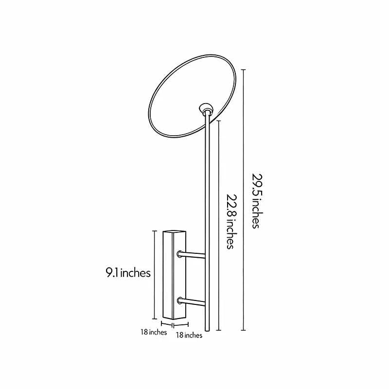 Wall Adjustable Light Modern Minimalist Marble and Glass Light