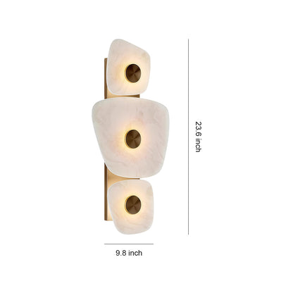 Wall Art Lighted Italian Minimalist Copper Marble Lamp