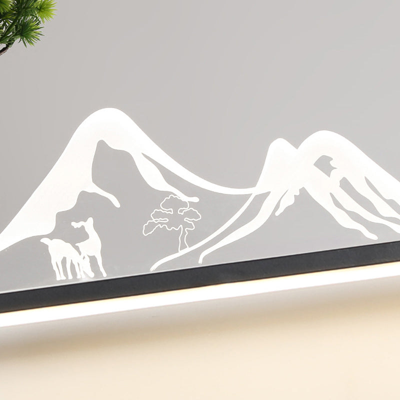 Wall Art with Light Modern LED Outdoor Landscape Light