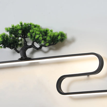 Wall Art with Light Modern LED Outdoor Landscape Light