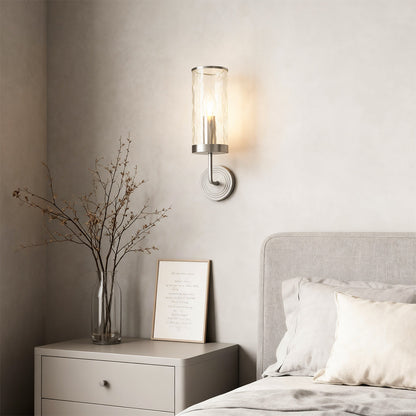 Wall Glass Light Modern Minimalist Style Copper Lamp