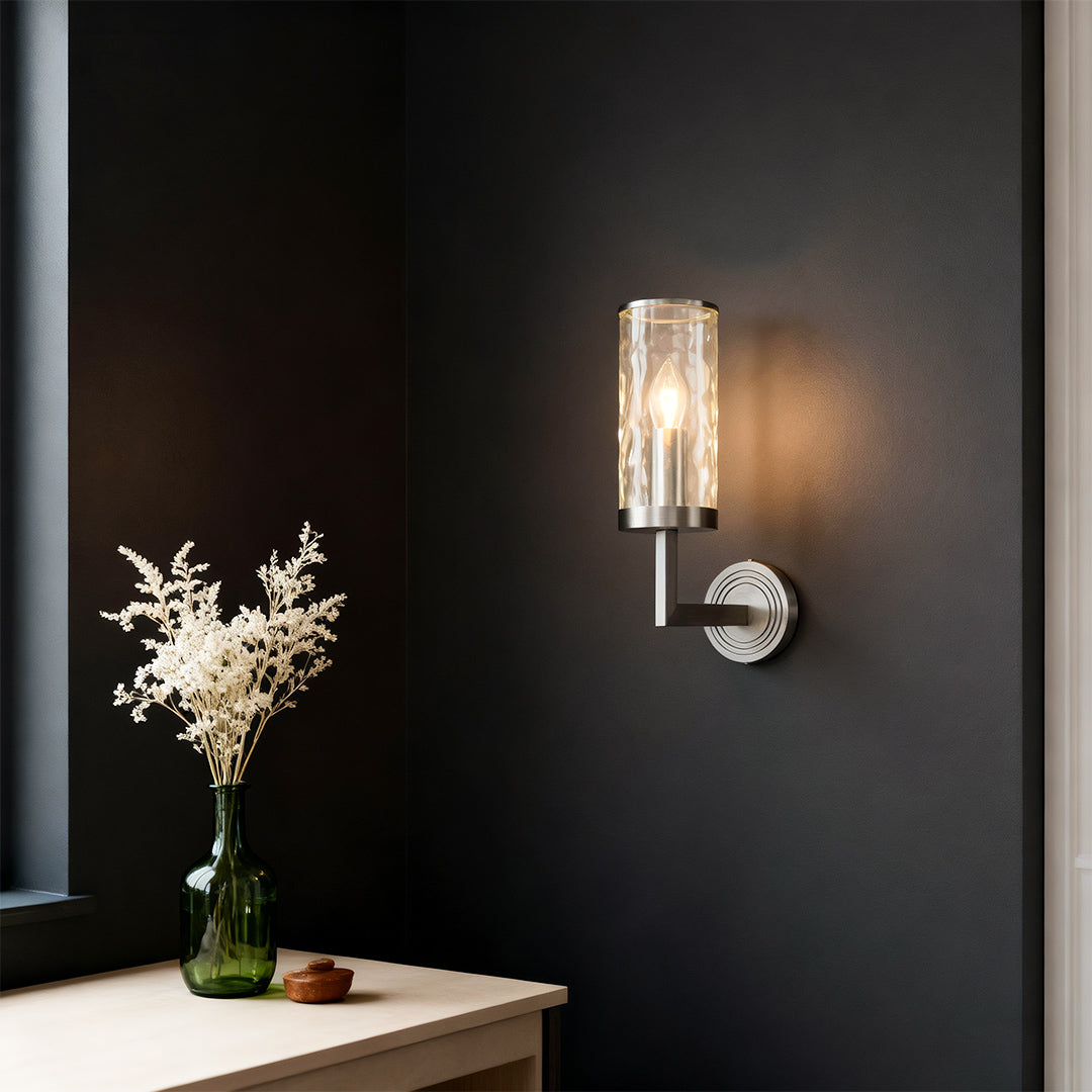Wall Glass Light Modern Minimalist Style Copper Lamp