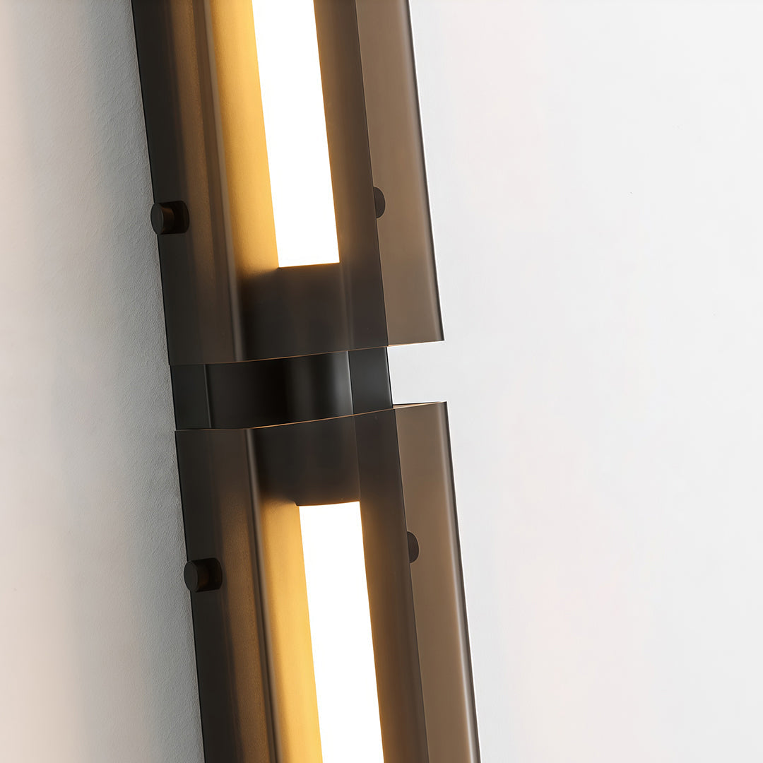 Wall Light Decorations Minimalist Modular Black Vertical Linear Lamp