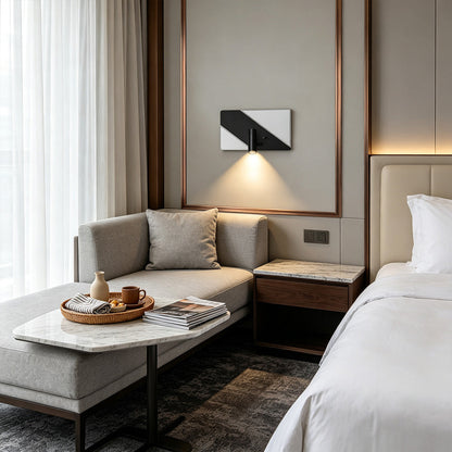 Wall Light with Reading Light Rotatable Multi-function Lamp