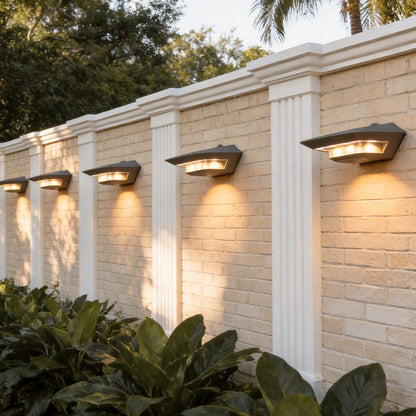 Wall Mount Solar Lights Outdoor Motion Sensor LED Waterproof Light