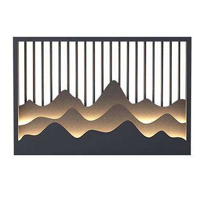 Wall Mountain Light Modern Landscape Poetry Outdoor Light