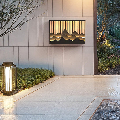 Wall Mountain Light Modern Landscape Poetry Outdoor Light