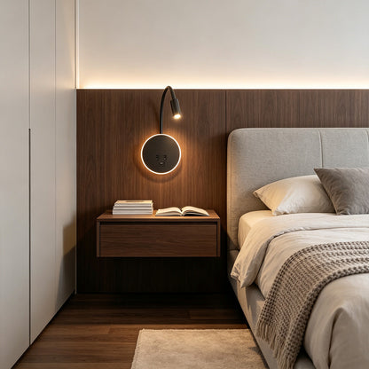 Wall Mounted Bedside Light Creative Reading Metal Lamp