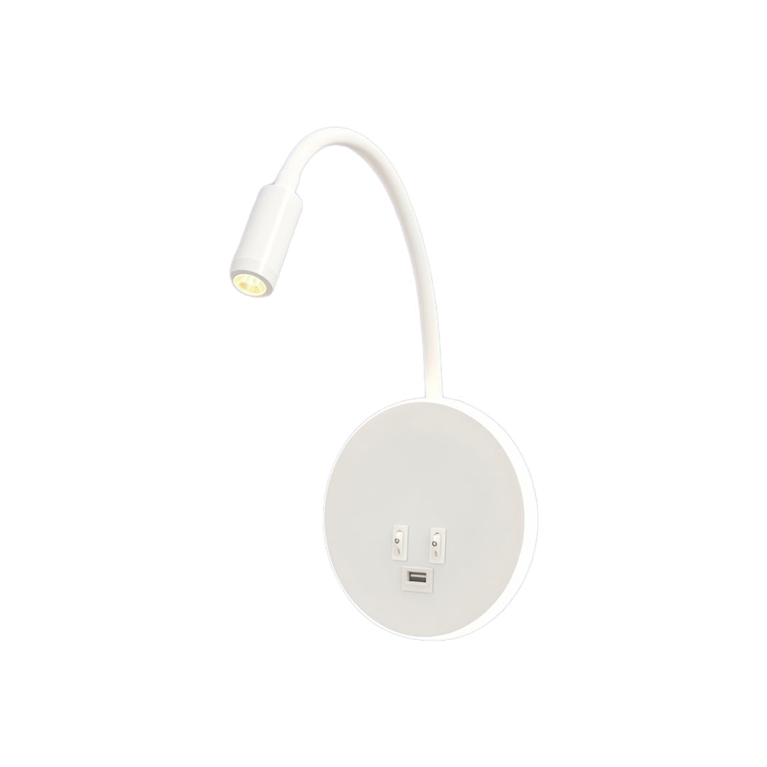 Wall Mounted Bedside Light Creative Reading Metal Lamp