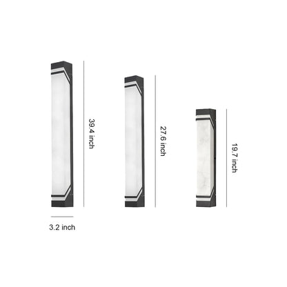 Wall Mounted Exterior Lights Outdoor Waterproof Linear Light