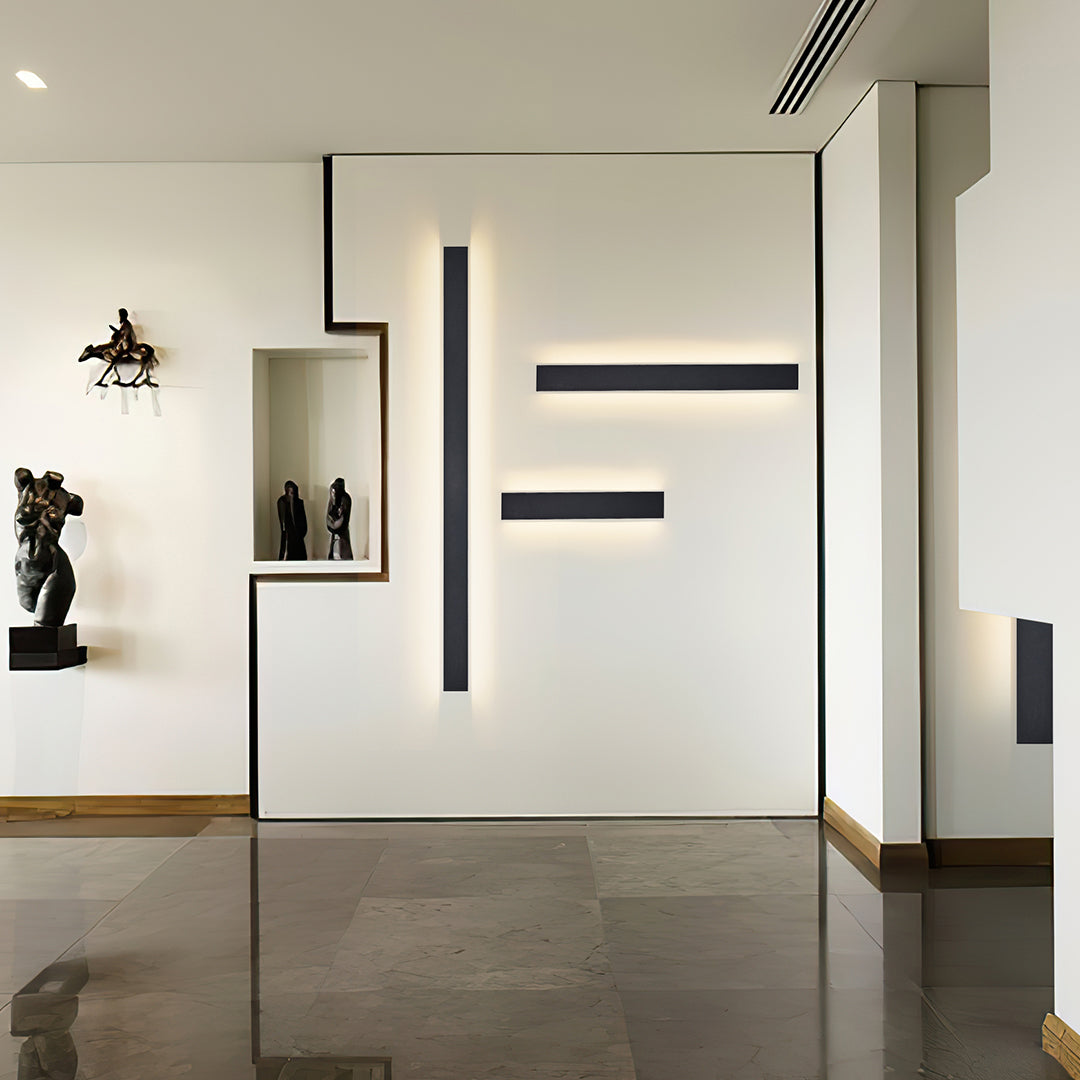 Wall Mounted Linear Light Minimalist LED Transparent Acrylic Lamp
