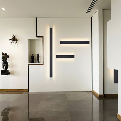 Wall Mounted Linear Light Minimalist LED Transparent Acrylic Lamp