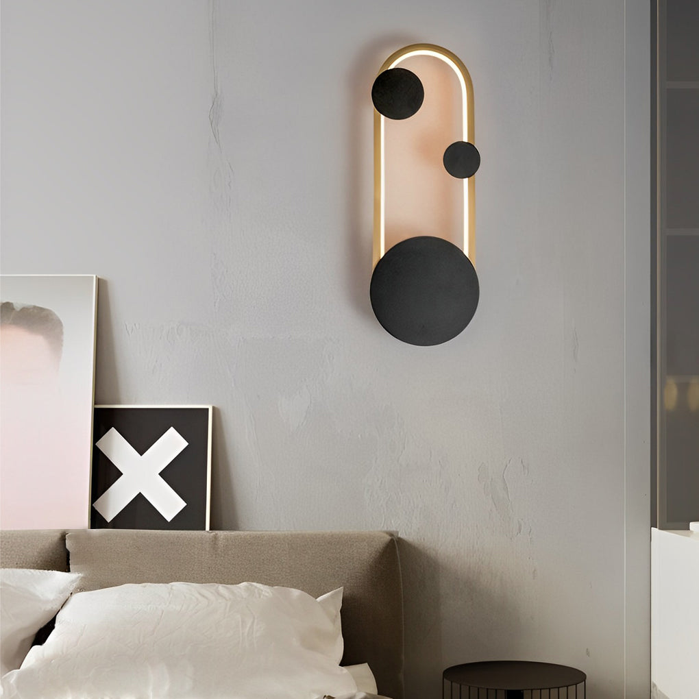 Wall Art LED Lights Decorative Creative Metal Light