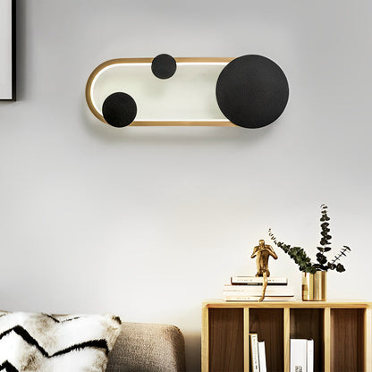 Wall Art LED Lights Decorative Creative Metal Light