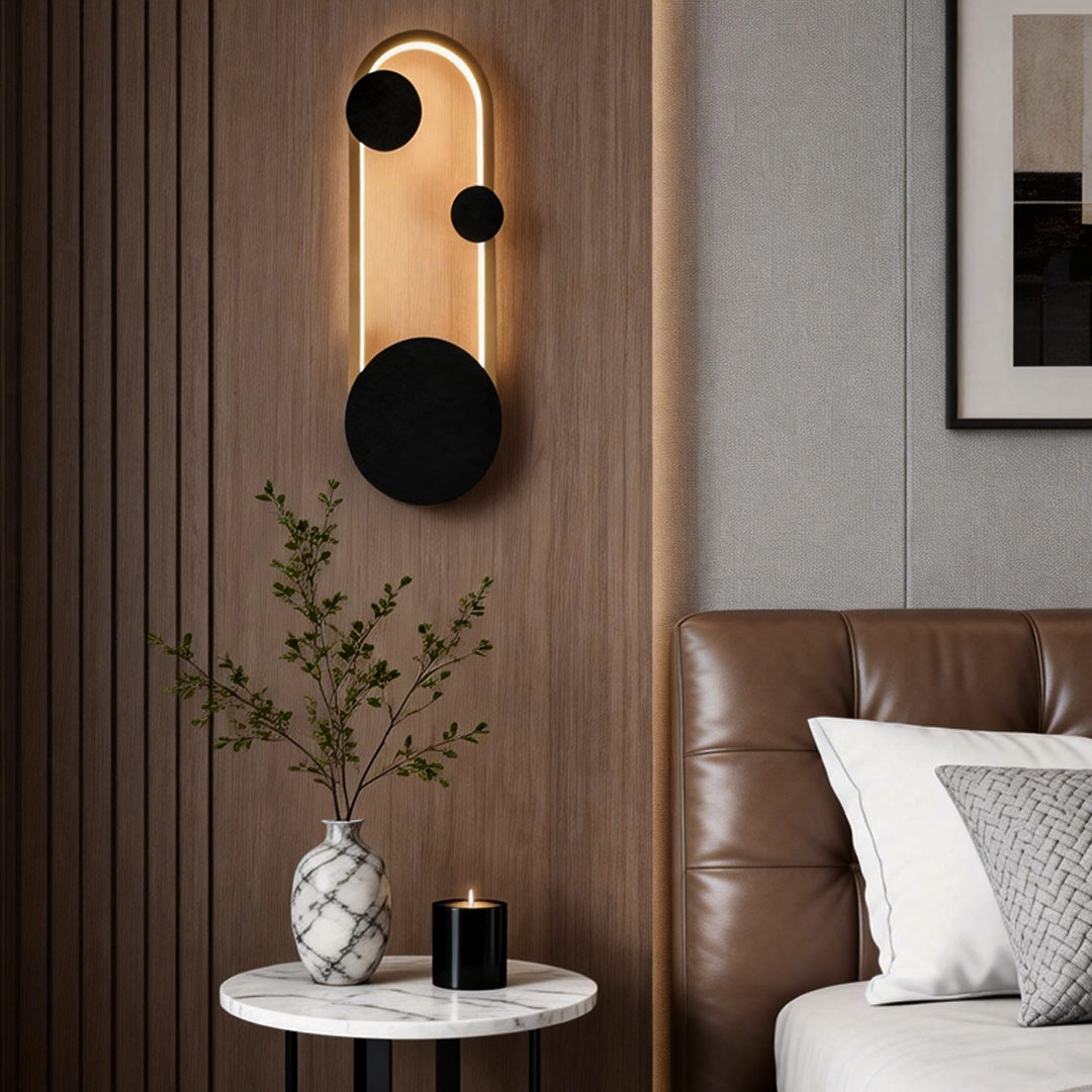 Wall Art LED Lights Decorative Creative Metal Light