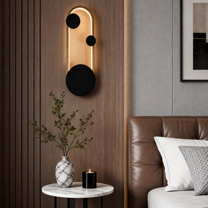Wall Art LED Lights Decorative Creative Metal Light