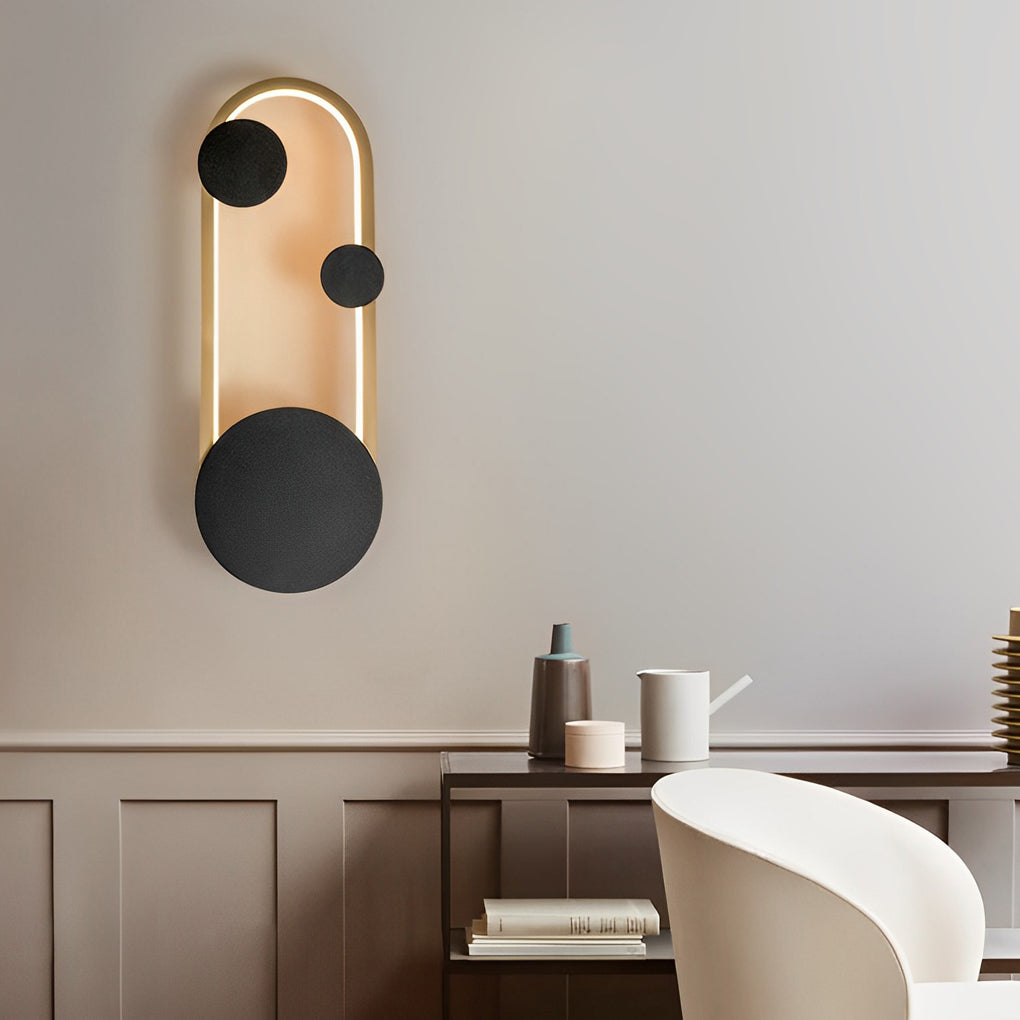 Wall Art LED Lights Decorative Creative Metal Light