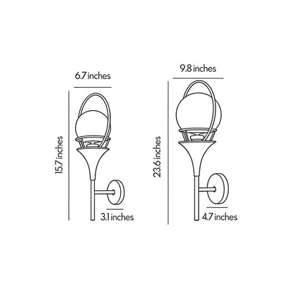Wall Mounted Outdoor Lighting Stainless Steel LED Light