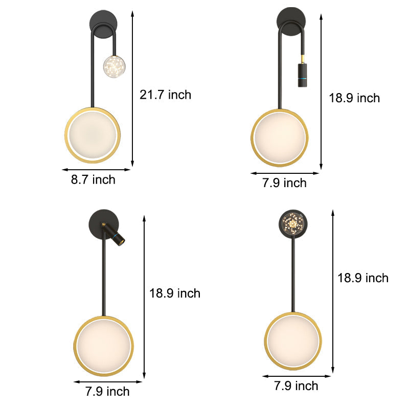 Wall Pendant Light Modern Composite Metal Spotlight