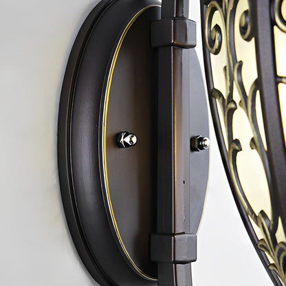 Wall Sconce Lantern Black Vintage Waterproof Metal Light