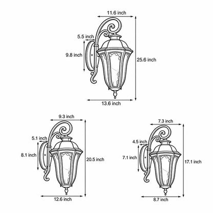 Wall Sconce Lantern Retro Creative LED Outdoor Light